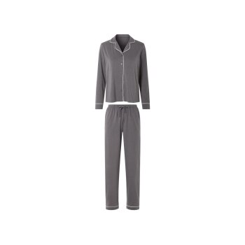 esmara® Damen Pyjama, mit Baumwolle - B-Ware