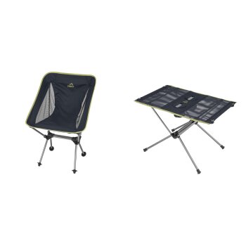 CRIVIT Campingstuhl / Campingtisch, hergestellt mit...