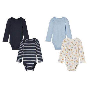 lupilu® Baby Bodies, 2 Stück, langarm, aus...