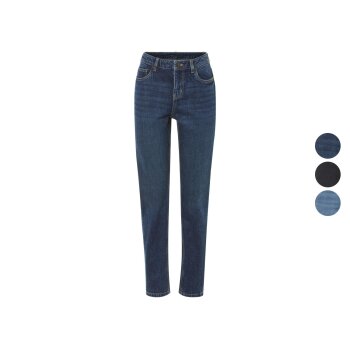 esmara® Damen Jeans, Straight Fit, mit normaler...