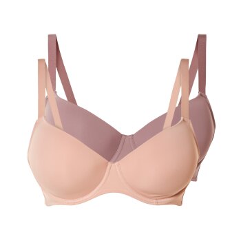 esmara® Damen Bügel-BHs, 2 Stück, mit...