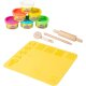 roba x Play-Doh Spielset, mit 3D-Kreativmatte, Holzwerkzeugen und Knetdosen - B-Ware neuwertig