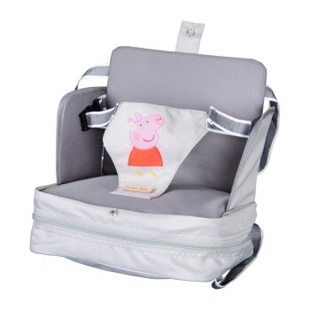roba Boostersitz Peppa Pig, grau/rosa - B-Ware sehr gut