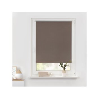 Lichtblick Thermo-Rollo Klemmfix, ohne Bohren, ab 45 x 150 cm (Taupe, 120x150 cm) - B-Ware sehr gut
