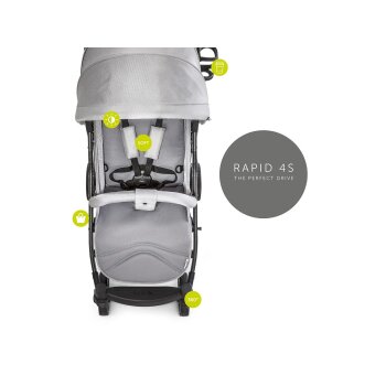 hauck Kinderwagen »Rapid 4S Plus Trioset« (Stone) - B-Ware sonstiges