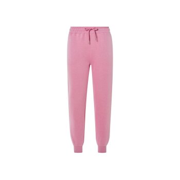 esmara® Damen Sweathose mit Bündchen am Beinabschluss (Rosa, L (44/46)) - B-Ware neuwertig