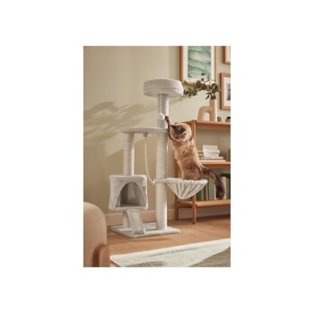 zoofari® Kratzbaum, mit kuscheliger Höhle - B-Ware gut