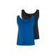 esmara® Damen Tops, 2 Stück (Schwarz/blau, M(40/42)) - B-Ware neuwertig