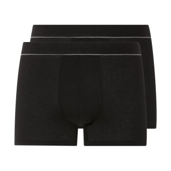 LIVERGY® Herren Boxer, 2 Stück, hoher Baumwollanteil (Schwarz, 6/L) - B-Ware neuwertig