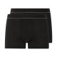 LIVERGY® Herren Boxer, 2 Stück, hoher Baumwollanteil (Schwarz, 6/L) - B-Ware neuwertig