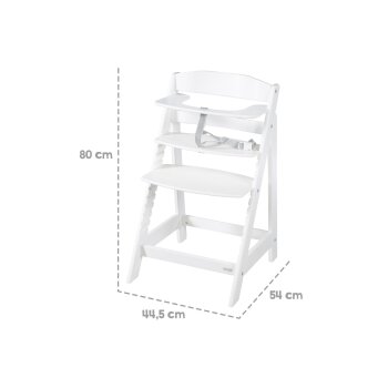 roba 2-in-1 Treppenhochstuhl Born Up Zickzack, mit Sitzverkleinerer - B-Ware gut