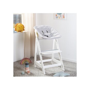 roba 2-in-1 Treppenhochstuhl Born Up Zickzack, mit...