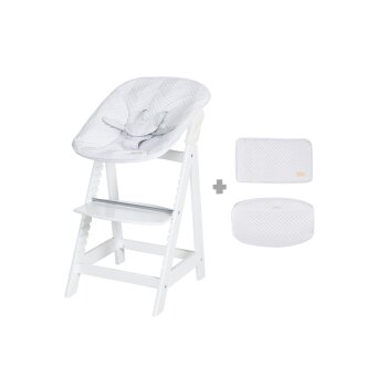 roba 2-in-1 Treppenhochstuhl Born Up Zickzack, mit Sitzverkleinerer - B-Ware gut