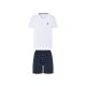 LIVERGY® Herren Shorty Pyjama, M, weiß - B-Ware neuwertig