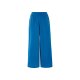 esmara® Damen Wide-Leg Hose, mit Crinkle-Struktur (Blau, S(36/38)) - B-Ware neuwertig