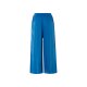 esmara® Damen Wide-Leg Hose, mit Crinkle-Struktur (Blau, S(36/38)) - B-Ware neuwertig