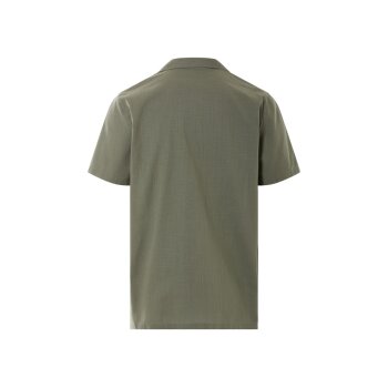 LIVERGY® Herren Freizeithemd, aus reiner Baumwolle (khaki, M (39/40)) - B-Ware neuwertig