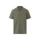 LIVERGY® Herren Freizeithemd, aus reiner Baumwolle (khaki, M (39/40)) - B-Ware neuwertig