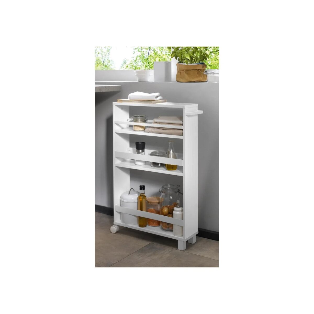 LIVARNO home Kchen-Nischenwagen, mit Rollen - B-Ware