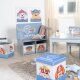 roba Klappbare Sitzbank Paw Patrol, mit Canvas Boxen, grau/blau - B-Ware neuwertig