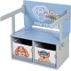 roba Klappbare Sitzbank Paw Patrol, mit Canvas Boxen, grau/blau - B-Ware neuwertig