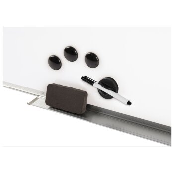 crelando® Magnetisches Whiteboard, 90 x 58 cm - B-Ware Transportschaden Kosmetisch
