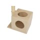 zoofari® Kratzbaum mit Höhle, beige - B-Ware sehr gut