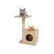 zoofari® Kratzbaum mit Höhle, beige - B-Ware sehr gut
