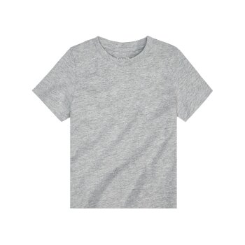 lupilu® Kinder T-Shirts, 4 Stück, aus weicher Single-Jersey-Qualität (weiß/grau/blau, 86/92) - B-Ware neuwertig