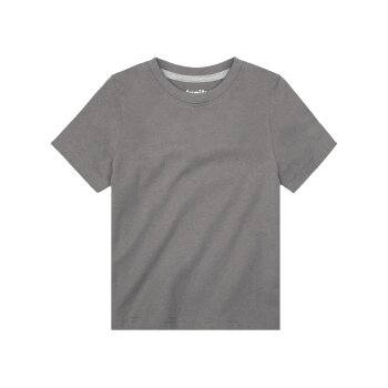 lupilu® Kinder T-Shirts, 4 Stück, aus weicher Single-Jersey-Qualität (weiß/grau/blau, 86/92) - B-Ware neuwertig