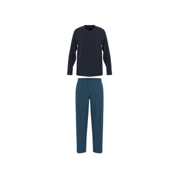 LIVERGY® Herren Pyjama (Navy, L(52/54)) - B-Ware neuwertig