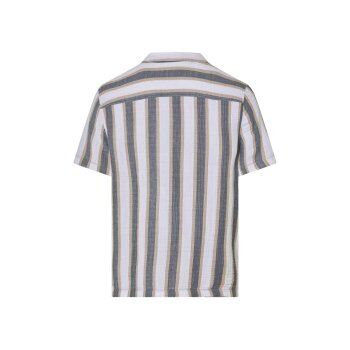 LIVERGY® Herren Musselinhemd, aus reiner Baumwolle (Streifen, S (37/38)) - B-Ware neuwertig