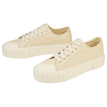 esmara® Damen Freizeitschuh aus Canvas (Beige, 36) - B-Ware sehr gut