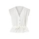 esmara® Damen Bluse, aus weichem Musselin (Weiß, 40) - B-Ware neuwertig