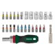 PARKSIDE® Ratschen-Bit- und Steckschlüssel-Set / Bit-Set / Ratschen-Schraubendreher-Bit- und Steckschlüssel-Set (Bit- und Stecknusssatz 6,3 mm) - B-Ware Transportschaden Kosmetisch