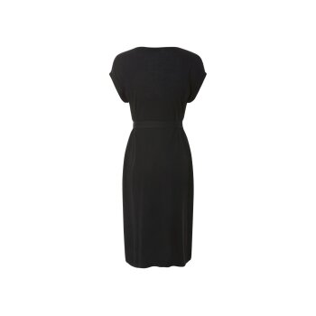 esmara® Damen Kleid, mit Leinen (Schwarz, S(36/38)) - B-Ware neuwertig