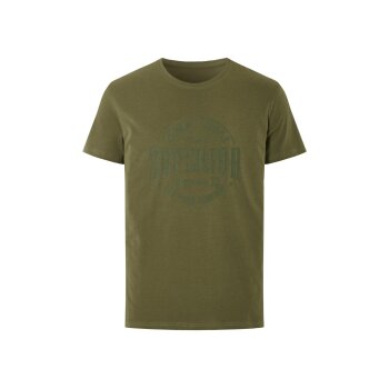 LIVERGY® Herren T-Shirt, mit Print (Olive, L (52/54)) - B-Ware neuwertig