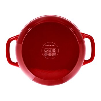 SILVERCREST® Gusseisentopf, Ø 26 cm, Premium - B-Ware