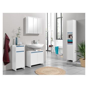 LIVARNO home Bad-Hochschrank »OSLO«, kratzfest und pflegeleicht - B-Ware Transportschaden