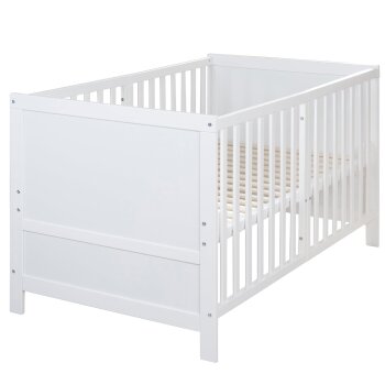 roba Kombi-Kinderbett EASY SLEEP, 70 x 140 cm, Holz weiß - B-Ware sehr gut