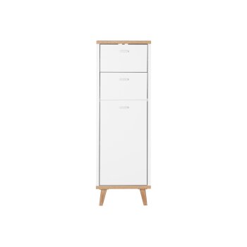 LIVARNO home »CORFU« Badezimmer-Seitenschrank, weiß - B-Ware gut