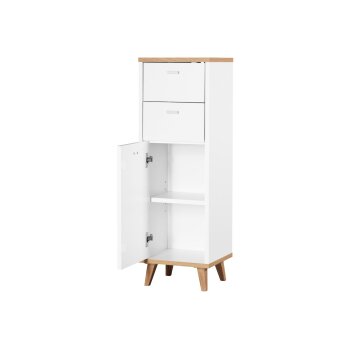 LIVARNO home »CORFU« Badezimmer-Seitenschrank, weiß - B-Ware gut