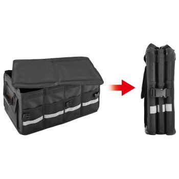 ULTIMATE SPEED® Kofferraum-Aufbewahrungsboxen, mit 4 Einsteckfächer (Deckel wasserdicht) - B-Ware sehr gut