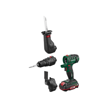 PARKSIDE® 20V Akku-Kombigerät PKGA 20-Li C2, 3in1 Starterset, mit Akku und Ladegerät - B-Ware Transportschaden Kosmetisch