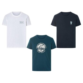 LIVERGY® Herren T-Shirt, körpernah geschnitten -...
