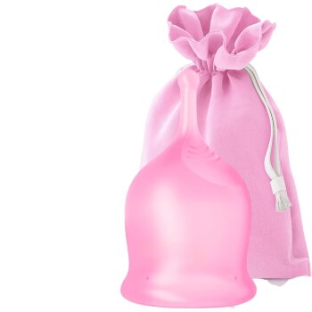 Happypo Menstruationstasse, L, pink - B-Ware sehr gut