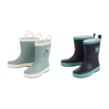 lupilu® Kleinkinder Regenstiefel mit textiler...