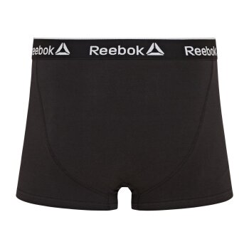 Reebok Herren Boxershorts, 2 Stück, elastischer Taillenbund mit Brandlogo (Schwarz, 7/XL) - B-Ware neuwertig