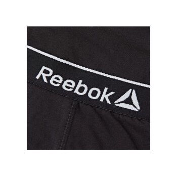 Reebok Herren Boxershorts, 2 Stück, elastischer Taillenbund mit Brandlogo (Schwarz, 7/XL) - B-Ware neuwertig