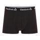 Reebok Herren Boxershorts, 2 Stück, elastischer Taillenbund mit Brandlogo (Schwarz, 7/XL) - B-Ware neuwertig